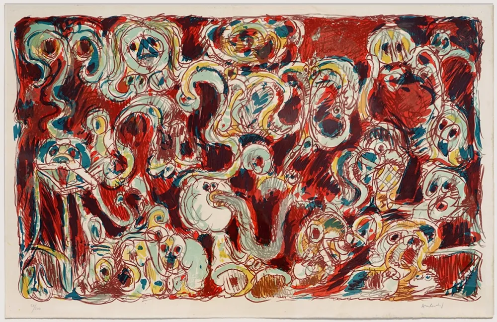 Lithografie Alechinsky - L'inconditionnement humain