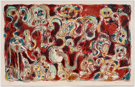 Lithografie Alechinsky - L'inconditionnement humain