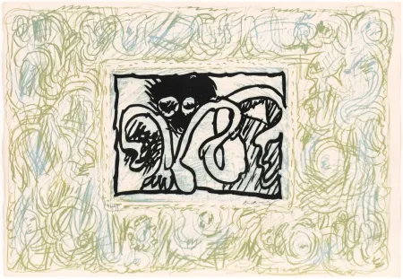 Linosnede Alechinsky - Lino - Litho II