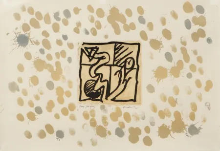 Lithografie Alechinsky - Lino-Litho, Planche IV