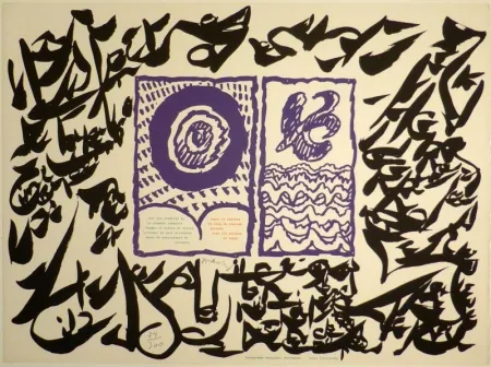 Linosnede Alechinsky - Linolog I