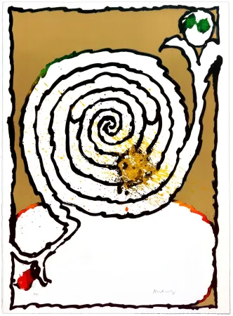 Lithografie Alechinsky - Long Playing