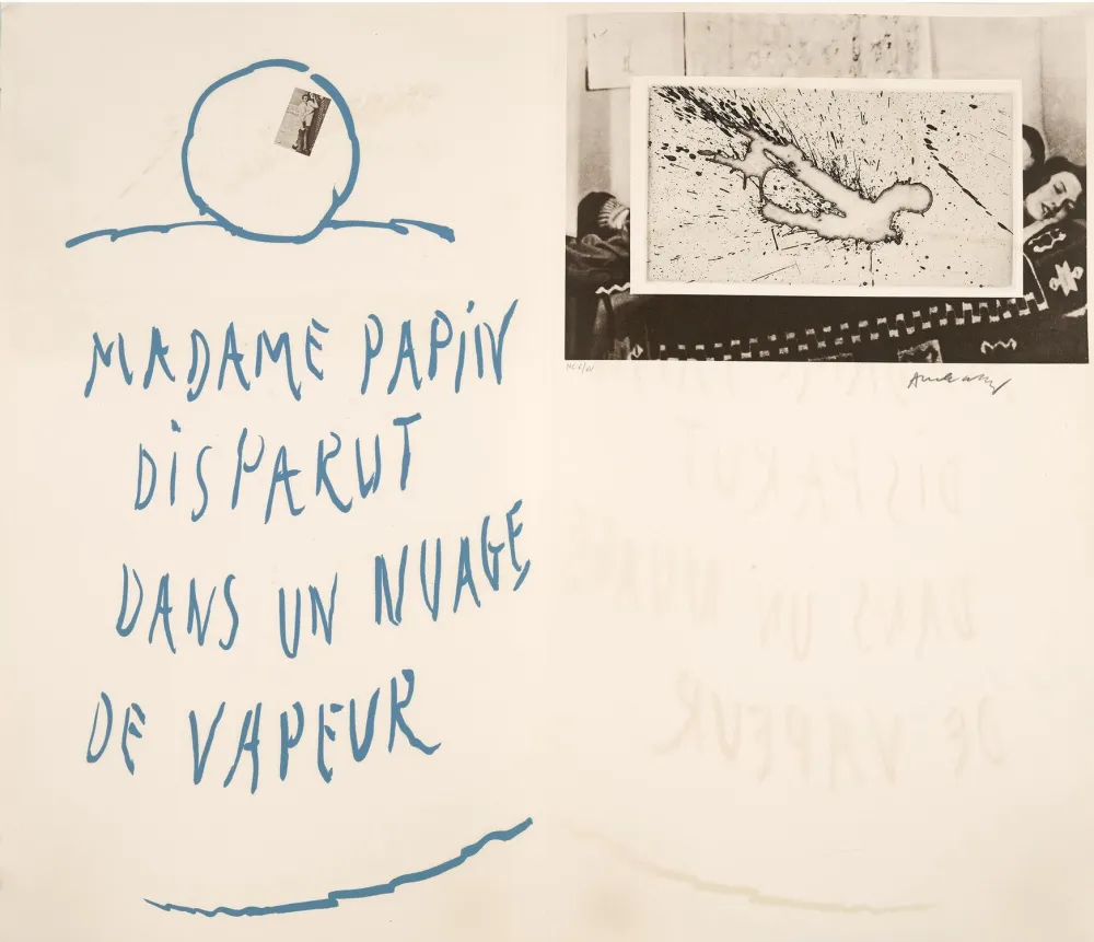 Ets Alechinsky - Madame Papin disparut dans un nuage de vapeur