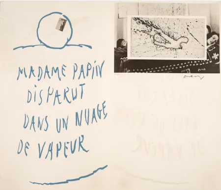 Ets Alechinsky - Madame Papin disparut dans un nuage de vapeur