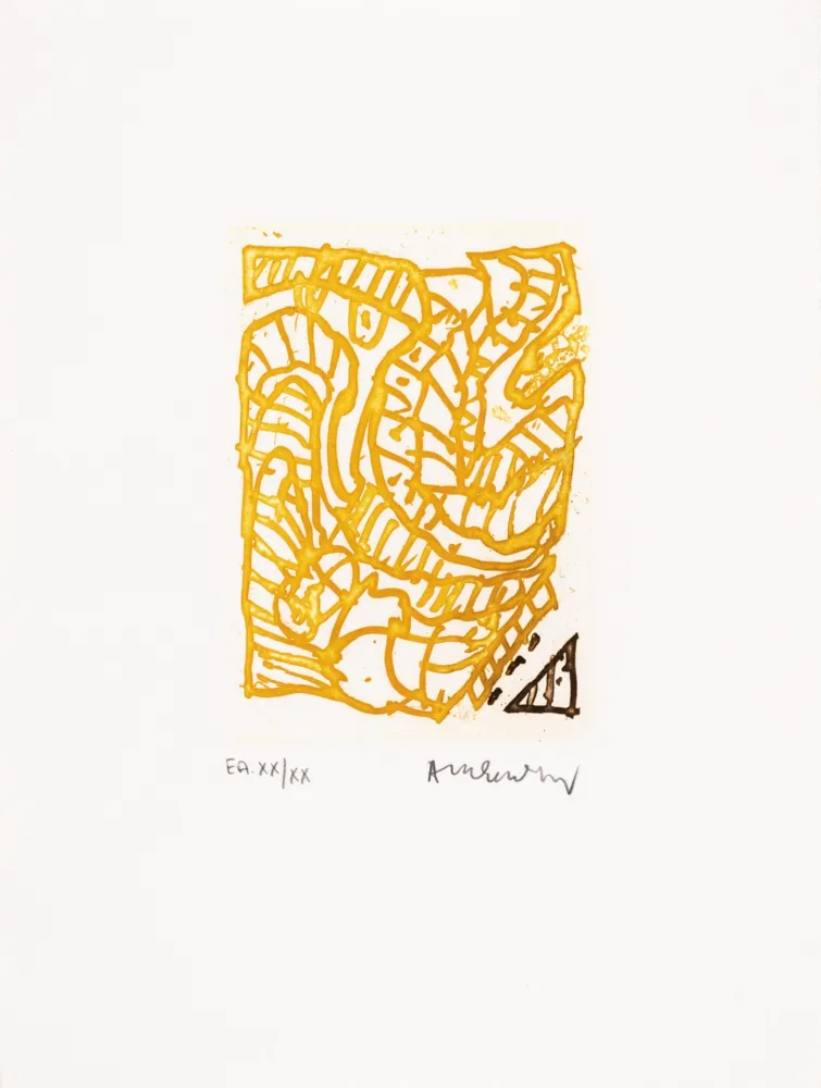 Ets En Aquatint Alechinsky - Maint corps des chambres 04