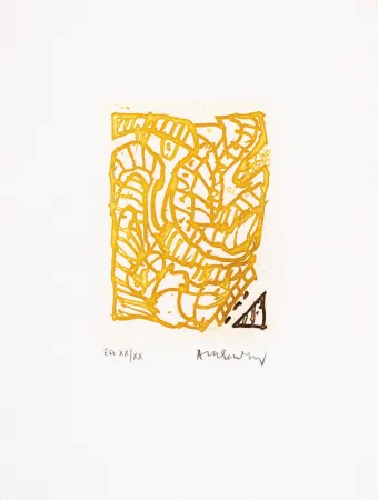 Ets En Aquatint Alechinsky - Maint corps des chambres 04