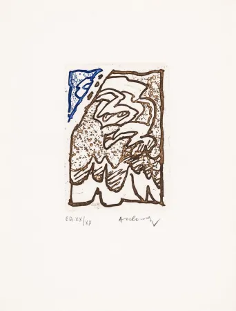 Ets En Aquatint Alechinsky - Maint corps des chambres 07