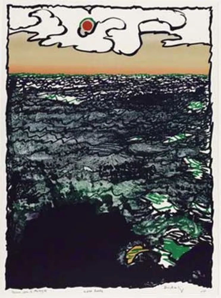 Lithografie Alechinsky - Marée haute