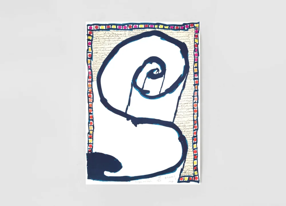 Lithografie Alechinsky - Margin and center