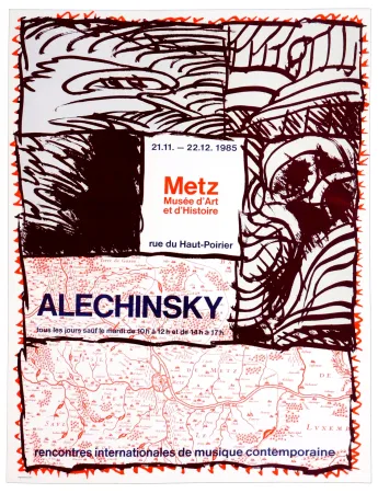 Lithografie Alechinsky - Metz Musée d'Art et d'Histoire