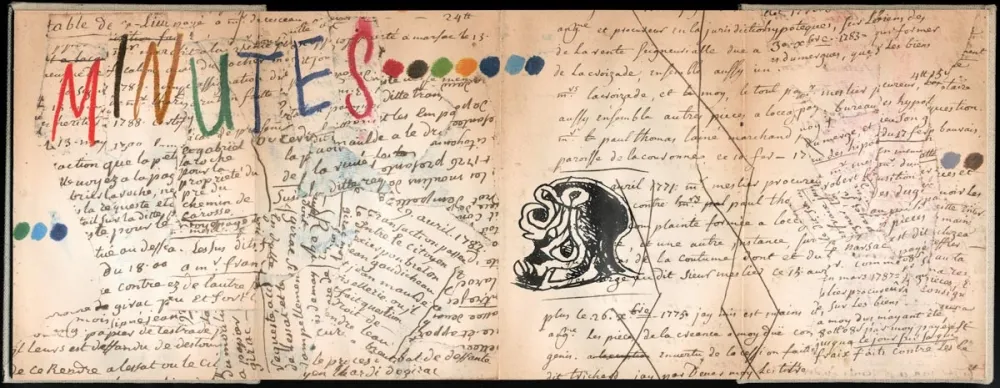 Geïllustreerd Boek Alechinsky - Minutes