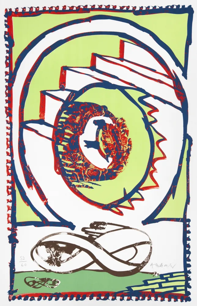 Lithografie Alechinsky - Moebius