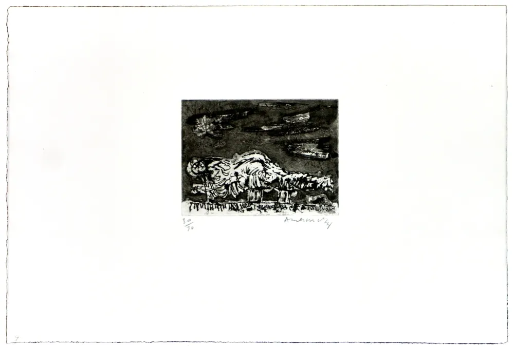 Lithografie Alechinsky - Montagne-Dragon