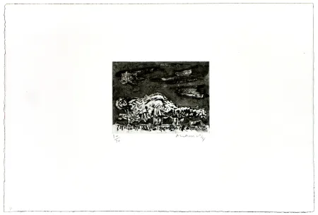 Lithografie Alechinsky - Montagne-Dragon