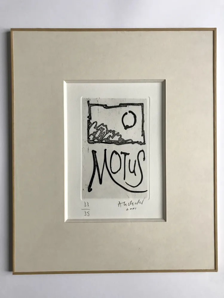 Gravure Alechinsky - Motus