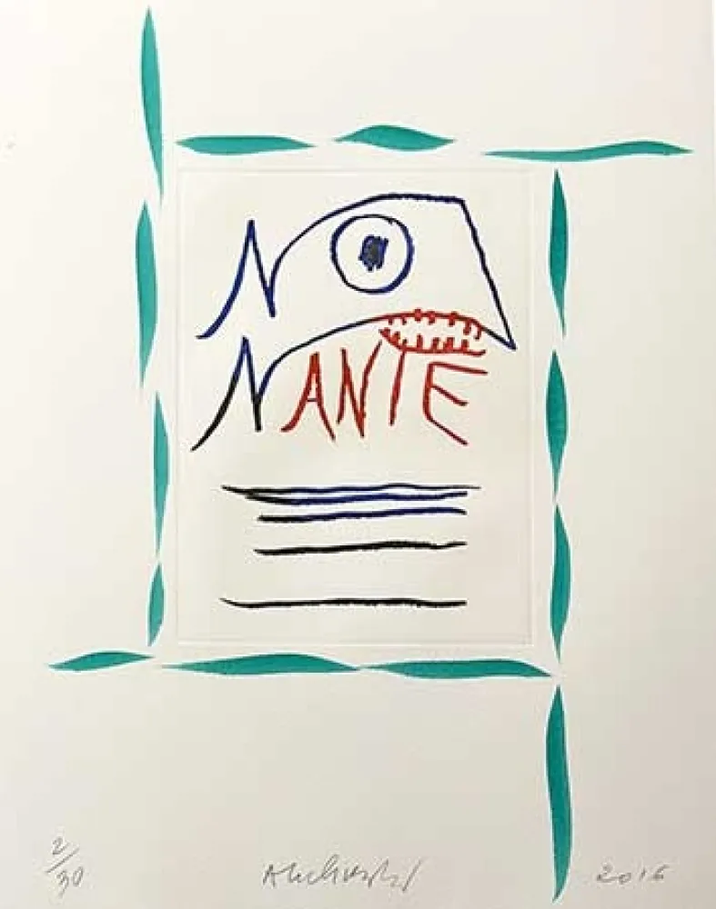 Gravure Alechinsky - Nonante