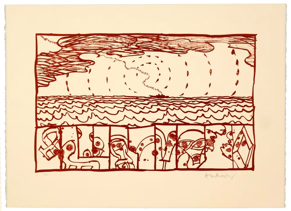 Lithografie Alechinsky - Novotel I