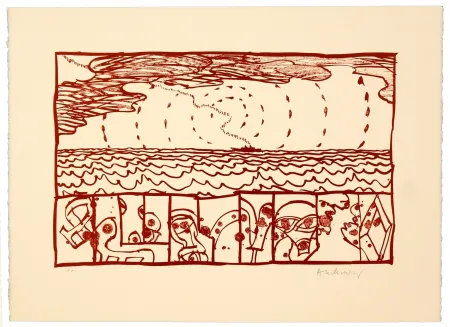 Lithografie Alechinsky - Novotel I