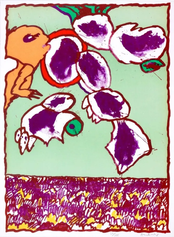 Lithografie Alechinsky - Objets volants