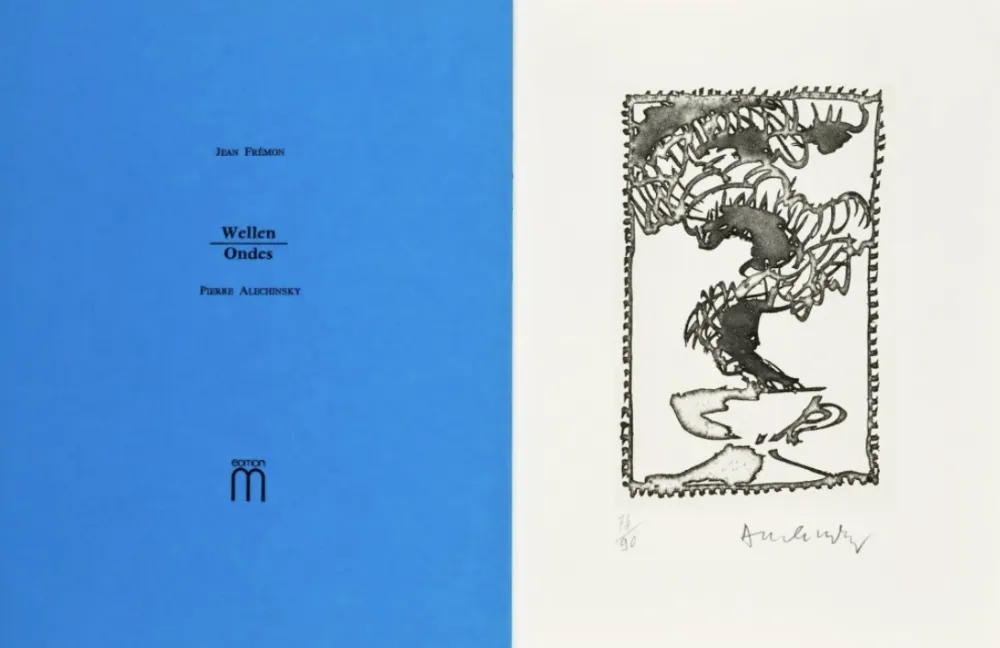 Geïllustreerd Boek Alechinsky - Ondes