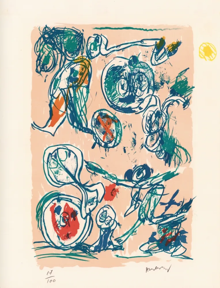 Lithografie Alechinsky - Ordre dispersé