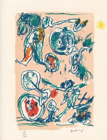 Lithografie Alechinsky - Ordre dispersé