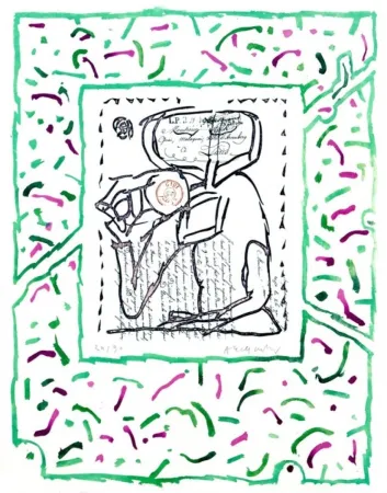 Ets En Aquatint Alechinsky - Ouverture et finale