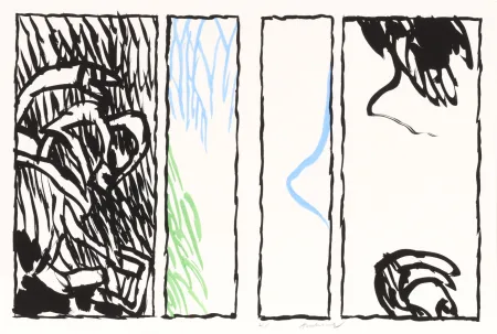 Lithografie Alechinsky - Pages de Vacillations 03