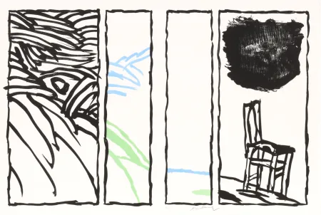 Lithografie Alechinsky - Pages de Vacillations 04