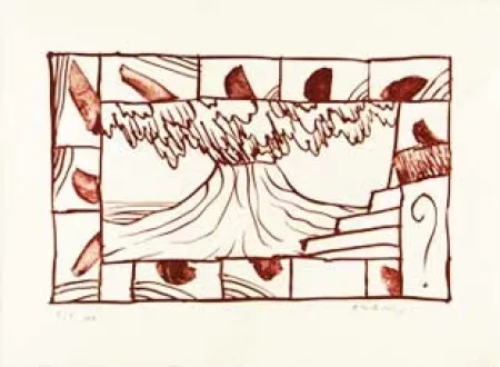 Lithografie Alechinsky - Panache