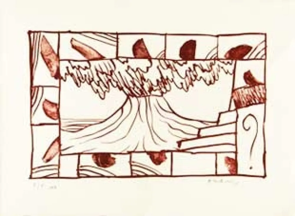 Lithografie Alechinsky - Panache