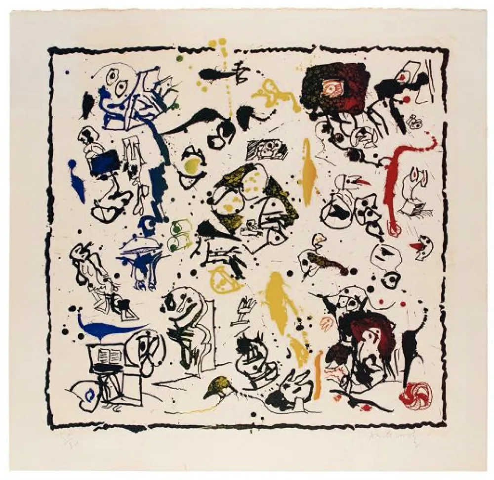 Lithografie Alechinsky - Panoplie