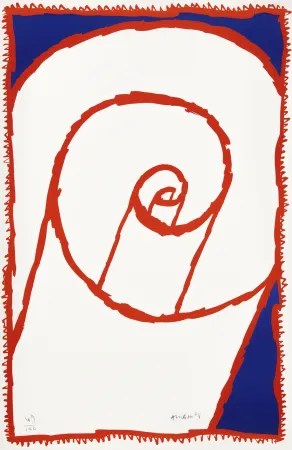 Lithografie Alechinsky - Papier roulé