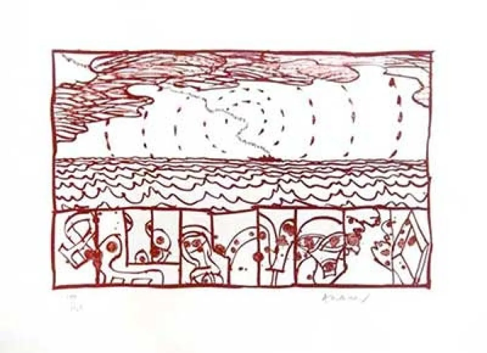 Lithografie Alechinsky - Par temps clair