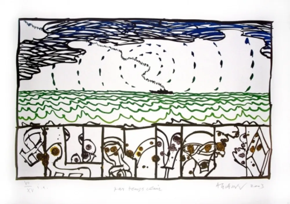 Lithografie Alechinsky - Par temps clair