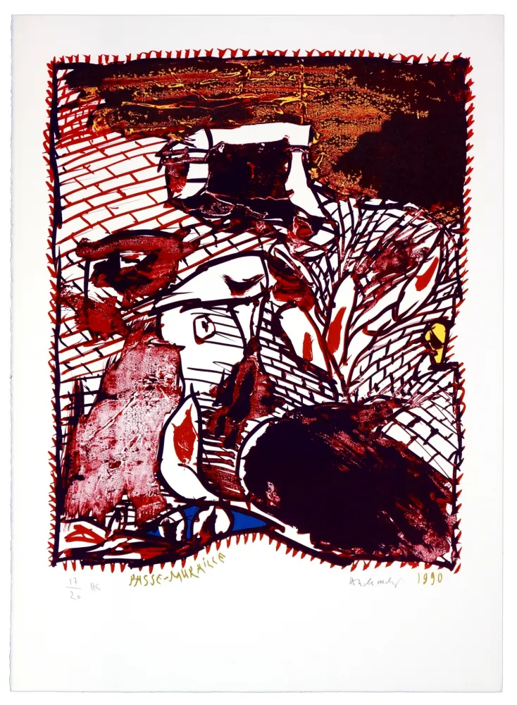 Lithografie Alechinsky - Passe Muraille