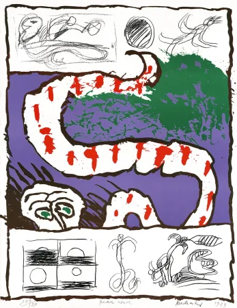 Lithografie Alechinsky - Peau neuve