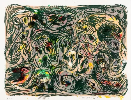 Lithografie Alechinsky - Plan d'ensemble