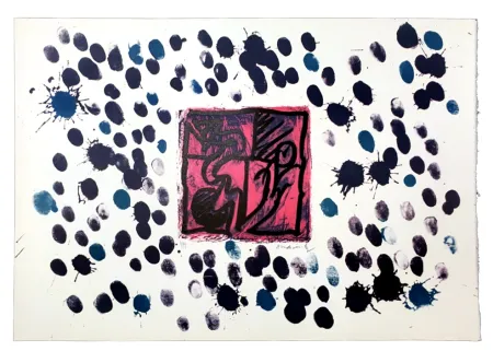 Lithografie Alechinsky - Planche IV