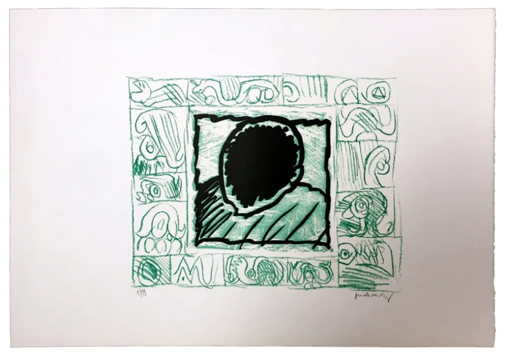 Linosnede Alechinsky - Planche VI