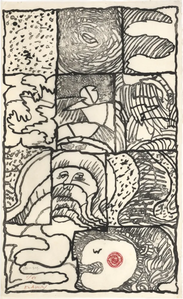 Ets En Aquatint Alechinsky - Pleine page