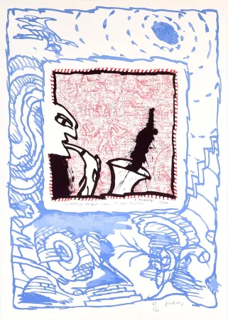 Lithografie Alechinsky - Pochette de disque