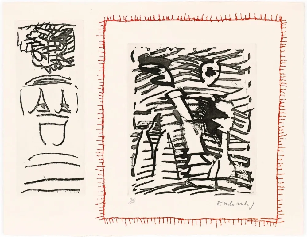 Ets En Aquatint Alechinsky - Poèmes à voir 04