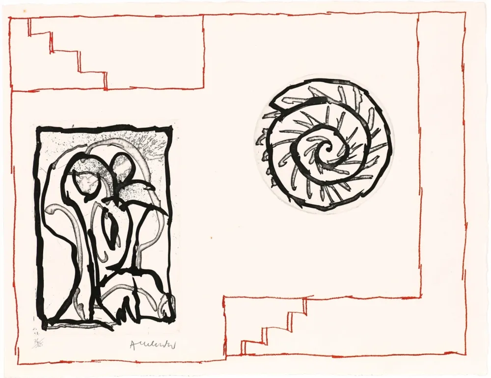 Ets En Aquatint Alechinsky - Poèmes à voir 05