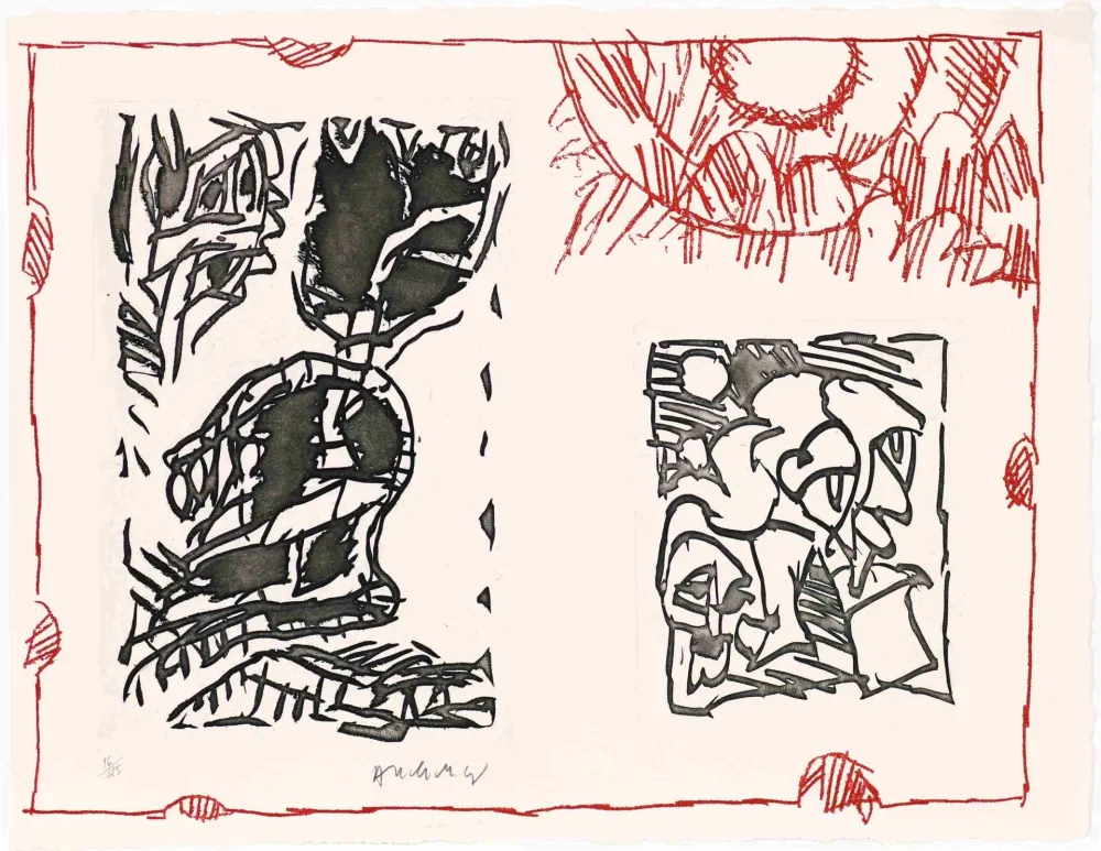 Ets En Aquatint Alechinsky - Poèmes à voir 09