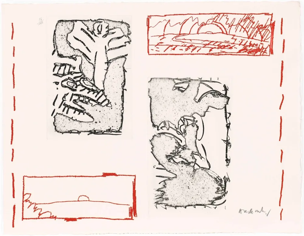 Ets En Aquatint Alechinsky - Poèmes à voir 12