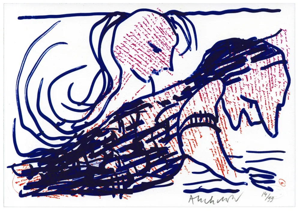 Lithografie Alechinsky - Pointes et Feutres (1)