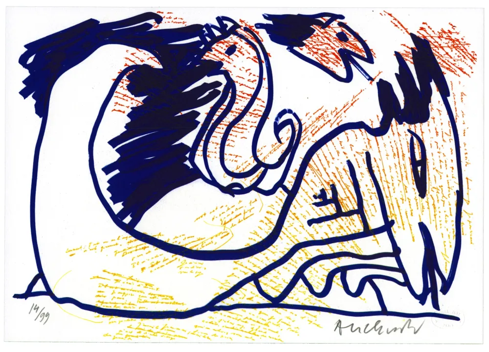 Lithografie Alechinsky - Pointes et Feutres (1)