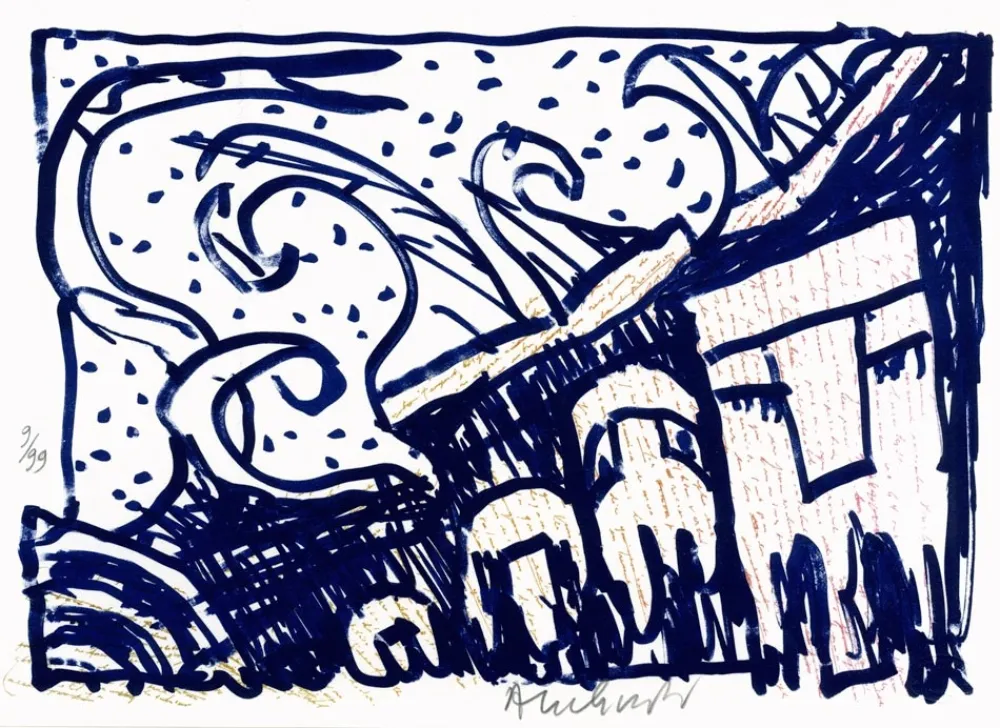 Lithografie Alechinsky - Pointes et Feutres