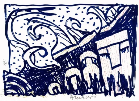 Lithografie Alechinsky - Pointes et Feutres